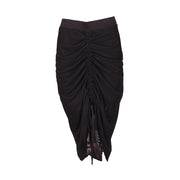 Maggie Solid Skirt - Black