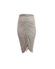Maggie Solid Skirt - Grey