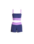 Marilyn Two Piece Navy/Purple