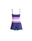 Marilyn Two Piece Navy/Purple