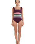Penn Solid Tankini Dusk