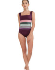 Penn Solid Tankini Dusk