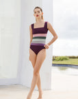 Penn Solid Tankini Dusk