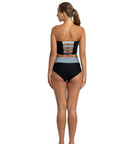 Leia Two Piece Black/Blue