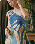 Tahiti Dress - Botanics Blue