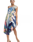 Tahiti Dress - Botanics Blue
