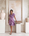 Summer Short Dress Oasis Purple
