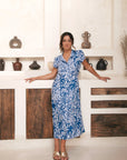 Summer Long Dress Oasis Blue