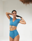 Polly Two Piece Blue