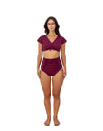 Polly Two Piece Maroon