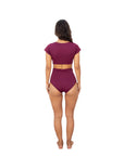 Polly Two Piece Maroon