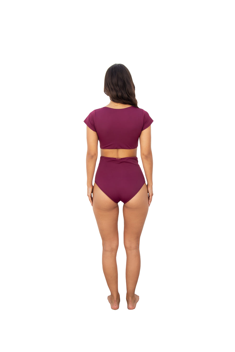 Polly Two Piece Maroon