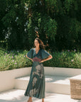 Bella Dress Dark Green