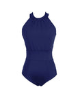Harper Solid One Piece - Navy