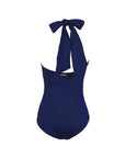 Harper Solid One Piece - Navy