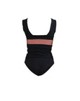 Penn Solid Tankini Black/Pink