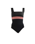 Penn Solid Tankini Black/Pink