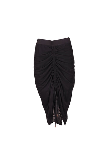 Maggie Solid Skirt - Black