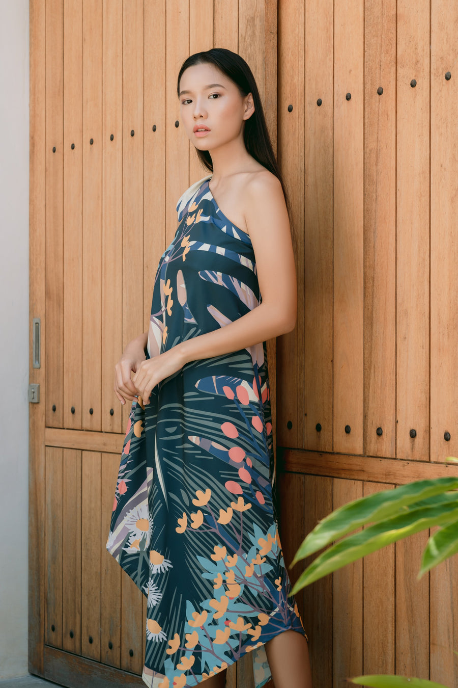 Tahiti Dress - Botanics Green