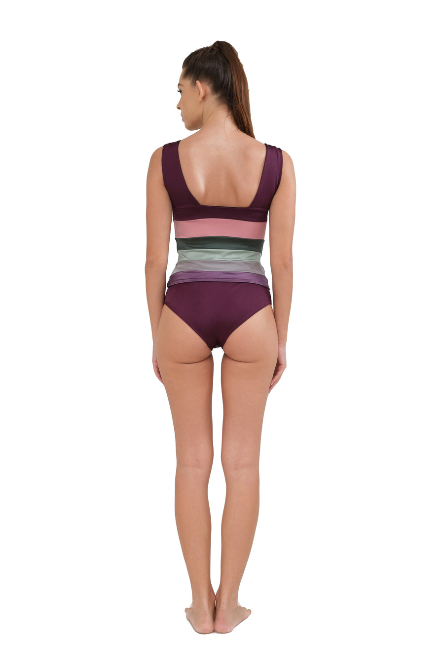 Penn Solid Tankini Dusk