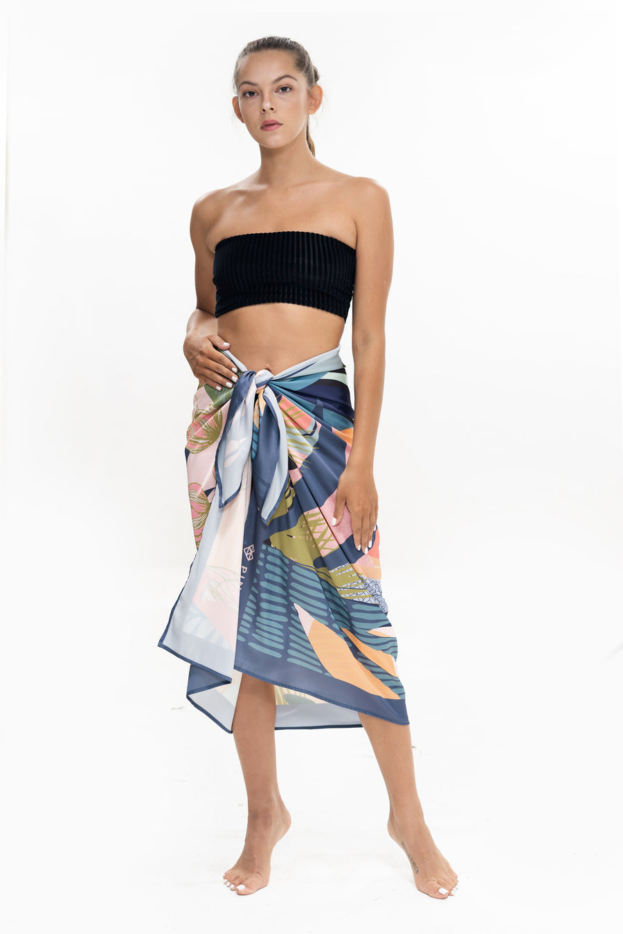 Pareo - Botanics Teal