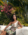 Tahiti Flower Press Dress
