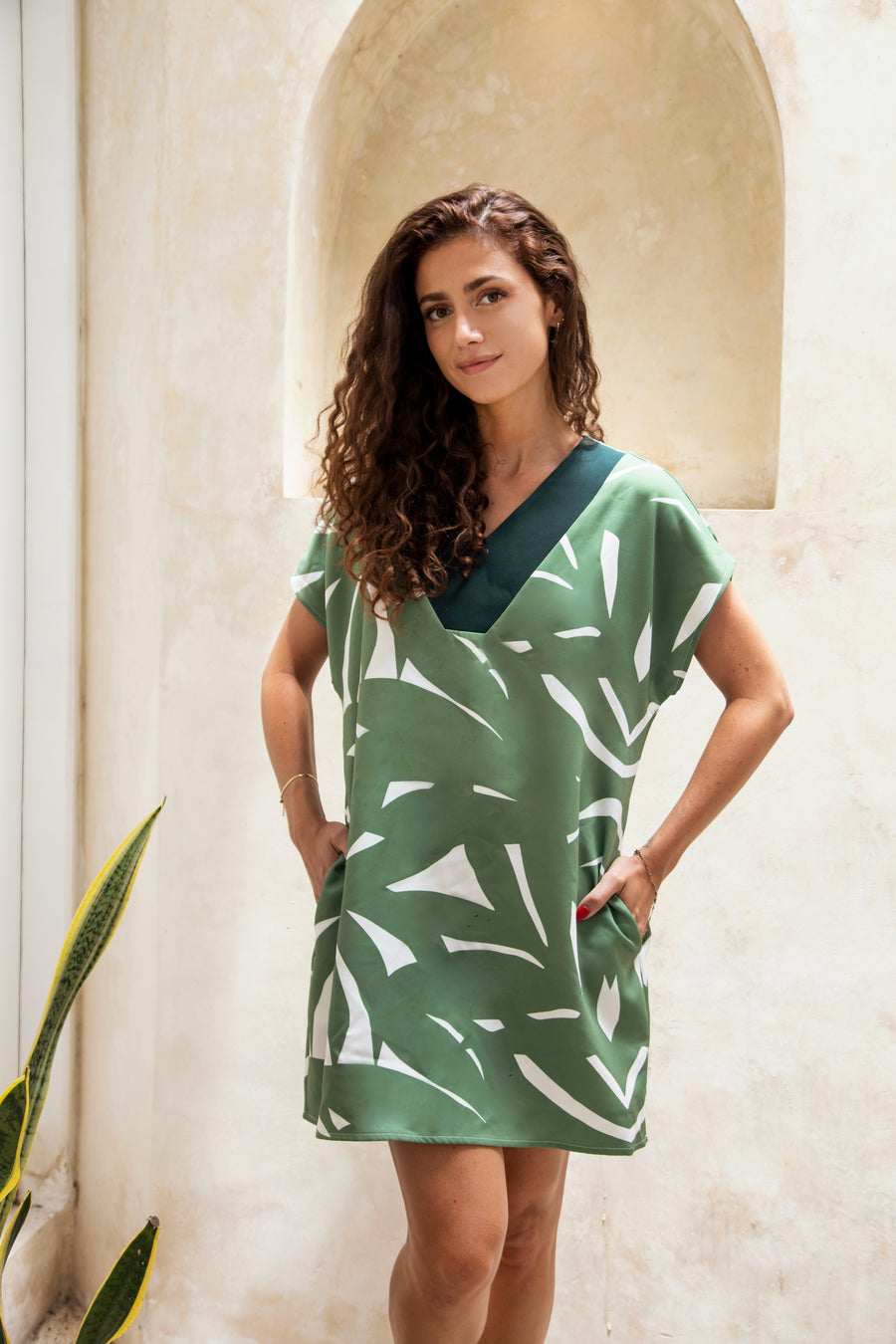 Skye Dress Oasis Green