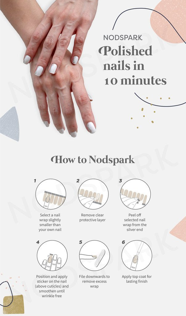 Nodspark x PINKSALT Nail Wrap