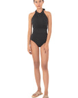 Harper Solid One Piece - Black