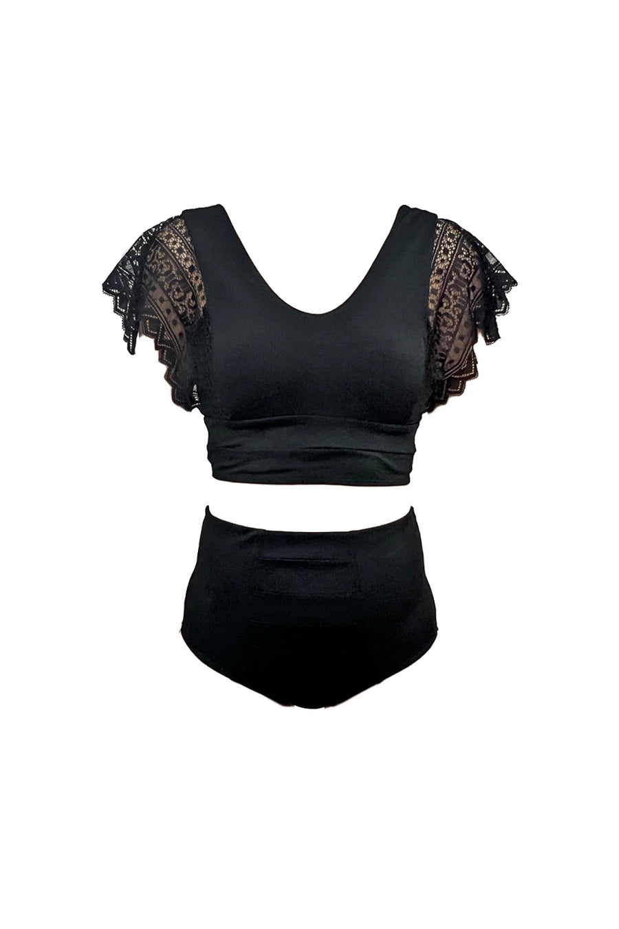 PINKSALT x PBK Ruby Two Piece Black Lace