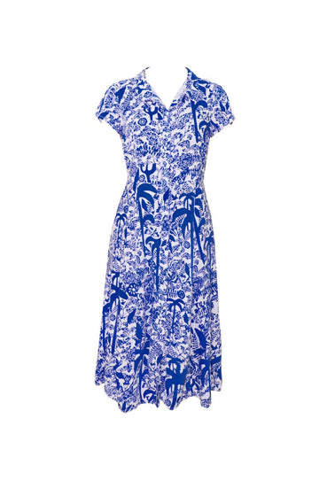 Summer Long Dress Oasis Blue
