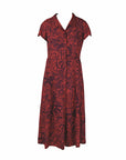 Summer Long Dress Oasis Red