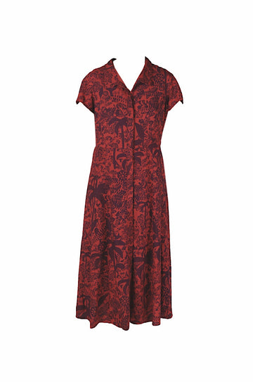 Summer Long Dress Oasis Red